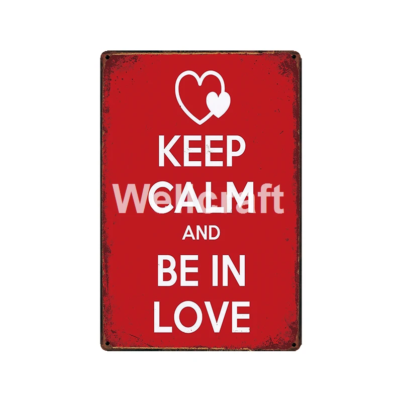 [WellCraft] KEEP CALM TEA BELIEVE COOK кофе баскетбол на металлической Настенная Наклейка оловянные знаки цитата на заказ Mordern Декор LT-1978 - Цвет: GLA-5386