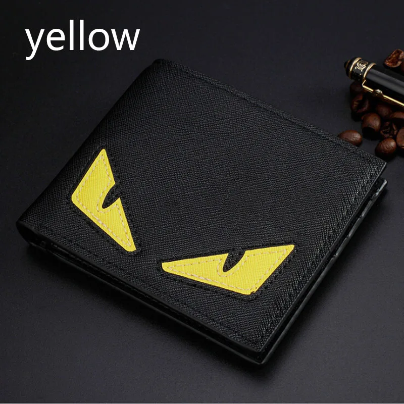yellow Новинка, Женский кошелек из ПУ кожи, маленький, три сложения, короткая, прошитая, кожаная сумка, клатч, сумка, многофункциональная, для карт, посылка - Цвет: yellow