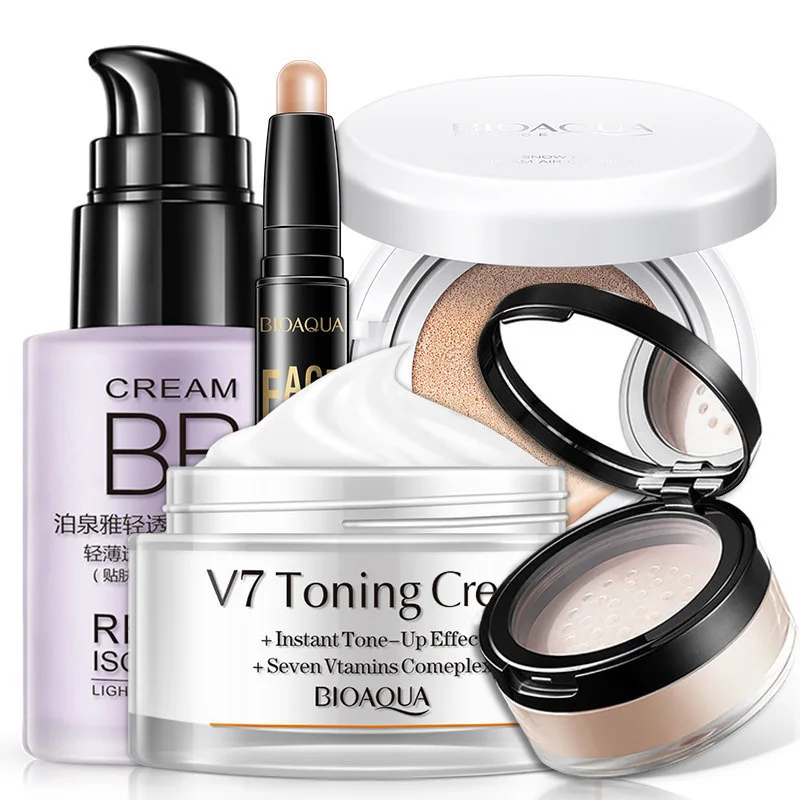 

Boquanya Makeup Five Pieces Set Combination BB Cream Natural Core Cream Beginners Cosmetics Wholesale Consignment Manufacturers