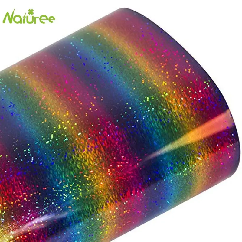 25cm*1m Holographic Laser Heat Transfer Vinyl Heat Press Film