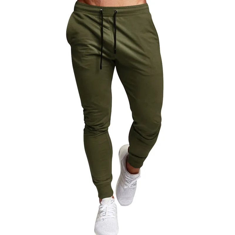 JODIMITTY осень зима бренд джоггеры тренажерные залы тренировочные Мужские штаны для бега, джоггеры брюки спортивная одежда Высокое качество Бодибилдинг Брюки - Цвет: Армейский зеленый