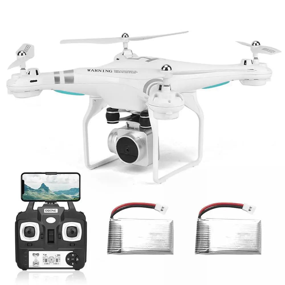 5MP-white Wi-Fi камера SH5HD FPV Дрон RC Квадрокоптер живое видео высота с 2 батареями 2,4 ГГц 4 канала 6 оси Радиоуправляемый Дрон - Цвет: 5MP-white