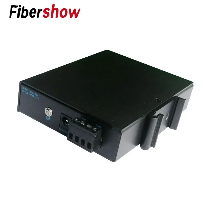 Промышленный Коммутатор Ethernet 10/100/1000 м сетевой сигнал усиленный din-рейка Тип 4 порта Ethernet 1 SFP волокно