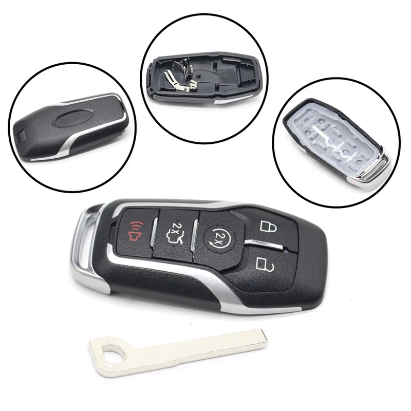 Remote Key Shell Case Fob 5 Button for Ford Edge Explorer Fusion M3N-A2C31243300 