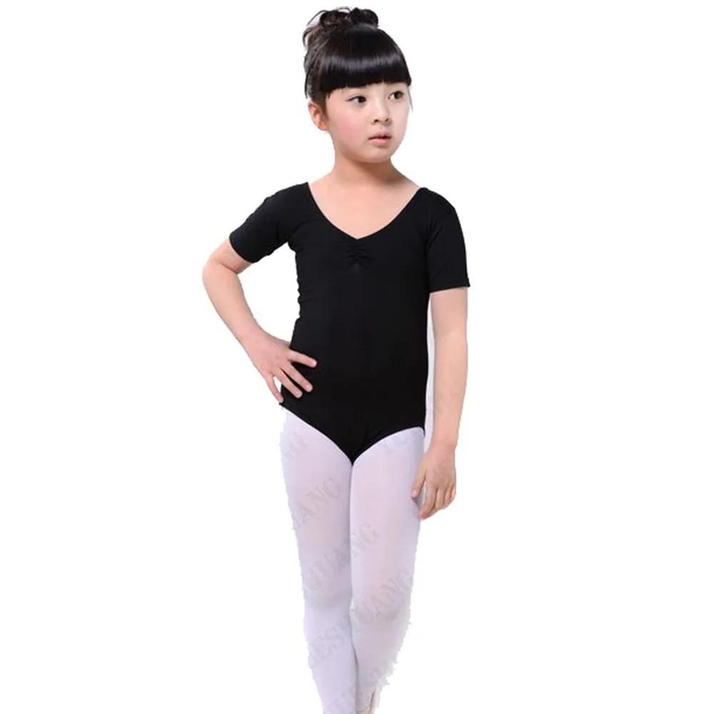 Детские танцевальные костюмы для балета для девочек, хлопковое гимнастическое балетное платье, детский гимнастический купальник для девочек, гимнастический балетный танец