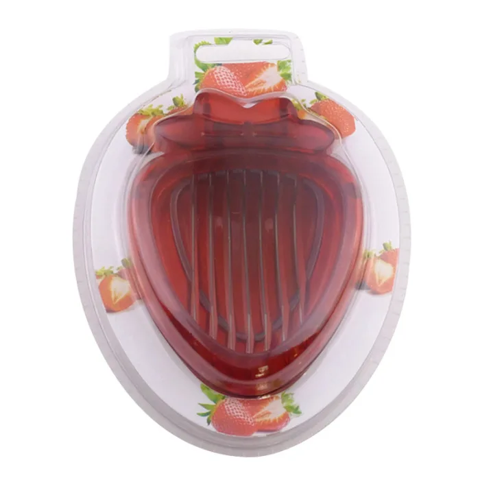 Клубничный раздел Slicer измельчитель кухонный приспособления кухонные аксессуары мини-слайсер кроя просто ломтик Нержавеющая сталь лезвие ремесло инструменты для фруктов E2S