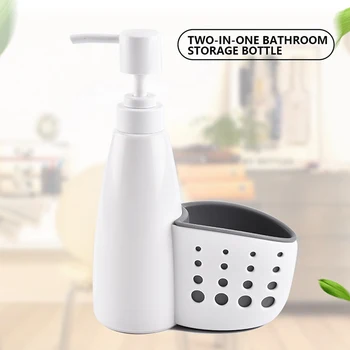 

Two-In-One Bathroom Storage Bottle Household Storage Bottle Multi-Function Storage Basket Kitchen Supplies