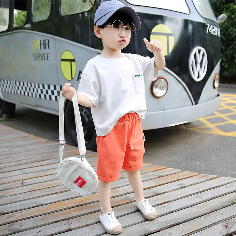 2024 Summer Boys Cool Casual Sports Cotton Shorts