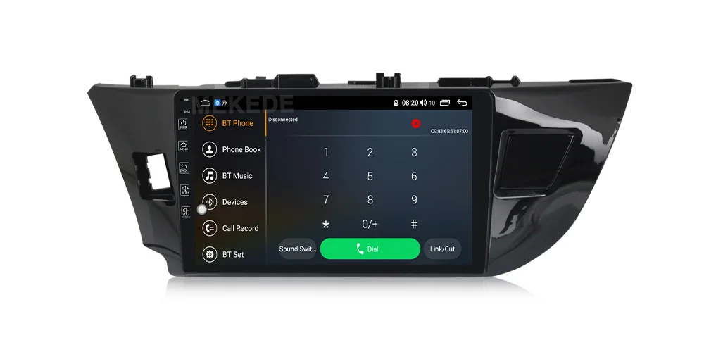 2din 4GLTE 8 ядерный Android 10,0 автомобильный gps-навигация, dvd-плеер для Toyota Corolla ips экран DSP Bulit-in Carplay