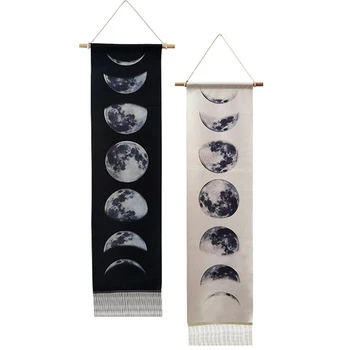 

Moon Phases Tapestry Hanging Tapestries Nine Phases The Full Growth Moon Cycle Home Modern Wall Art Hanging Decor