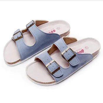 

Summer casual flat sandals women 2020 new non-slip leather women shoes big size Cork slippers ladies Open Toe sandals beach shoe