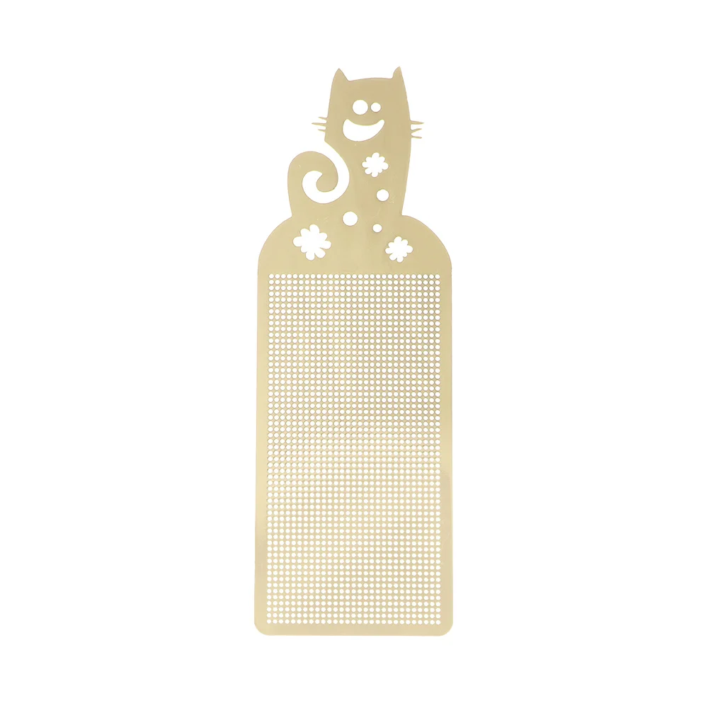 Cat Gold Милая бабочка Сова DIY ремесло вышивка крестиком металлическая Закладка серебро Золотой Рукоделие Вышивка ремесла счетный крест-Набор для вышивки - Цвет: Cat Gold