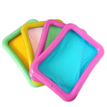 Крытый волшебный игровой песок детские игрушки Mars космическая надувная песочница аксессуары пластиковый переносной столик случайный цвет