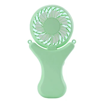 

Lazy Small Fan Hanging Neck Portable USB Handheld Portable Folding Free Adjustment Fan