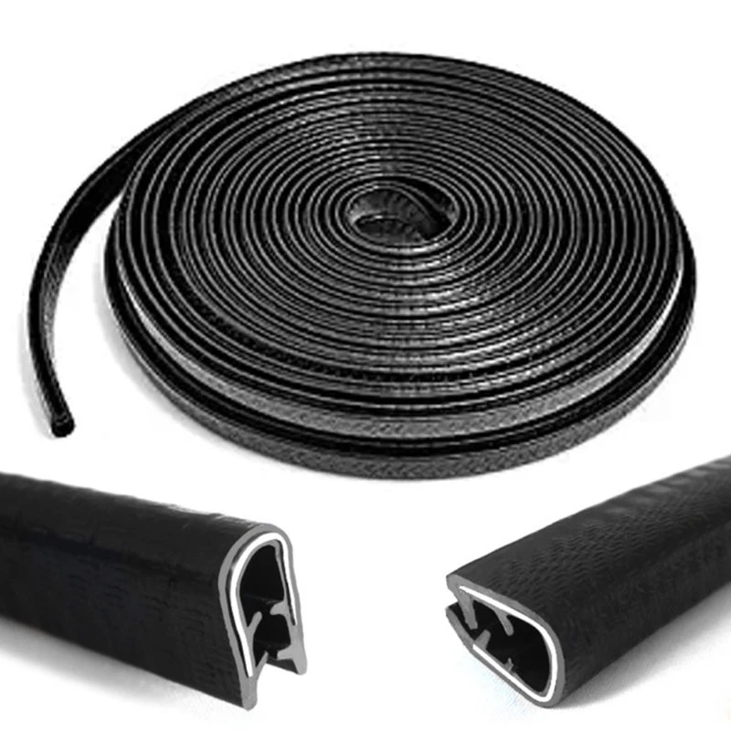 

Black Car Sealing Strip Door Edge Trim Protector Waterproof Rubber Sheet Wraps