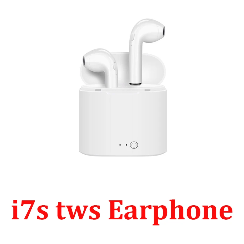 Высокое качество i7s Tws беспроводные наушники Bluetooth 5,0 наушники черный/белый цвет костюм для samsung iPhone наушники - Цвет: i7s-White