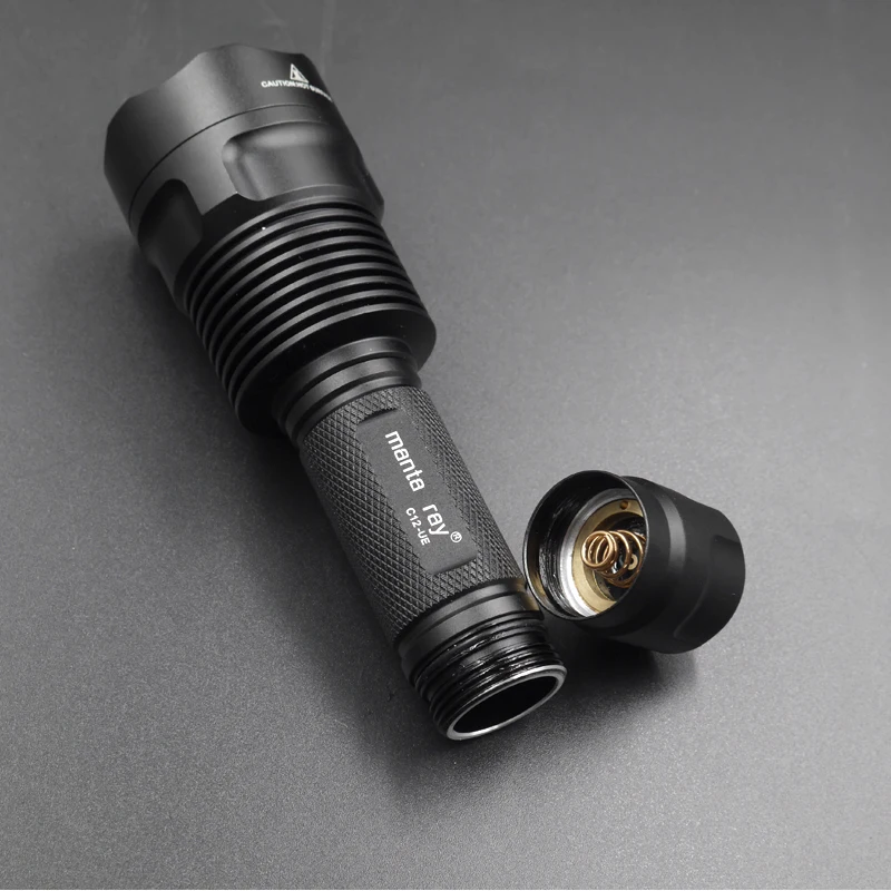 Manta Ray C12-UE черный светодиодный фонарик Luminus SST40 SST-40 6500K светодиодный излучатель внутри 12x7135 8 режимов 2 группы плата водителя