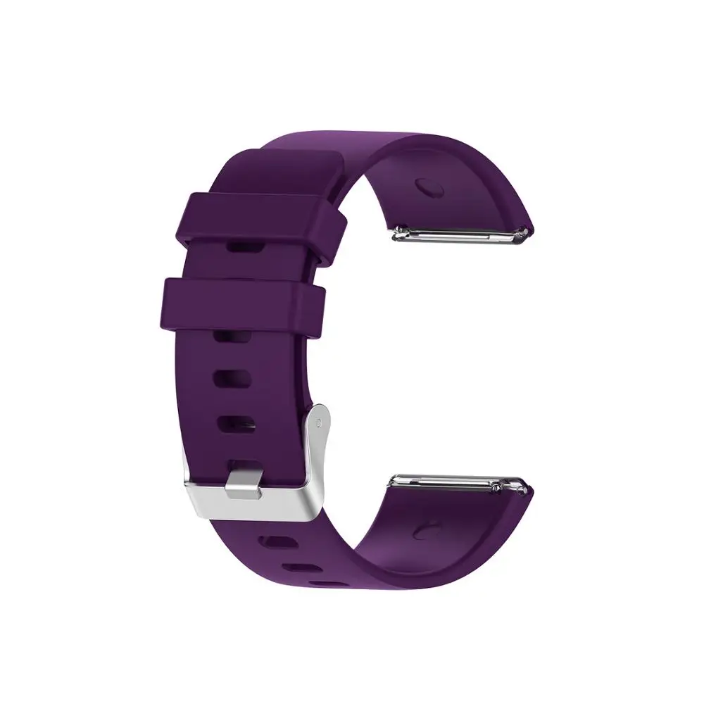 Purple Силиконовый ремешок для Fitbit Versa 2 Сменные аксессуары для часов Браслет для Fitbit Versa lite ремешки для часов - Цвет: Purple