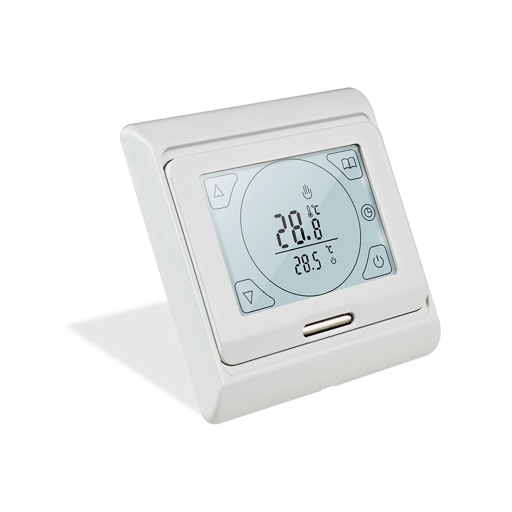 YEZIL Digital Display Temperature Controllers 2pcs 16A LCD Programmable Warm Floor Controller,Electric Digital Floor Heating Room Air Thermostat YEZIL Digital Display Temperature Controllers 2pcs 16A LCD Programmable Warm Floor Controller,Electric Digital Floor Heating Room Air Thermostat