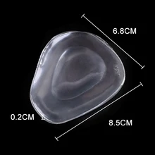 2 шт Мягкий силиконовый носок Невидимый высокий каблук обувь противоскользящие Защитные колодки LXX9