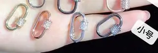 small ST017 многоцветный дополнительный изысканный фианит Pave Oval застежка Гальваническая Застежка Ювелирные изделия фурнитура модная застежка ювелирные изделия - Цвет: small