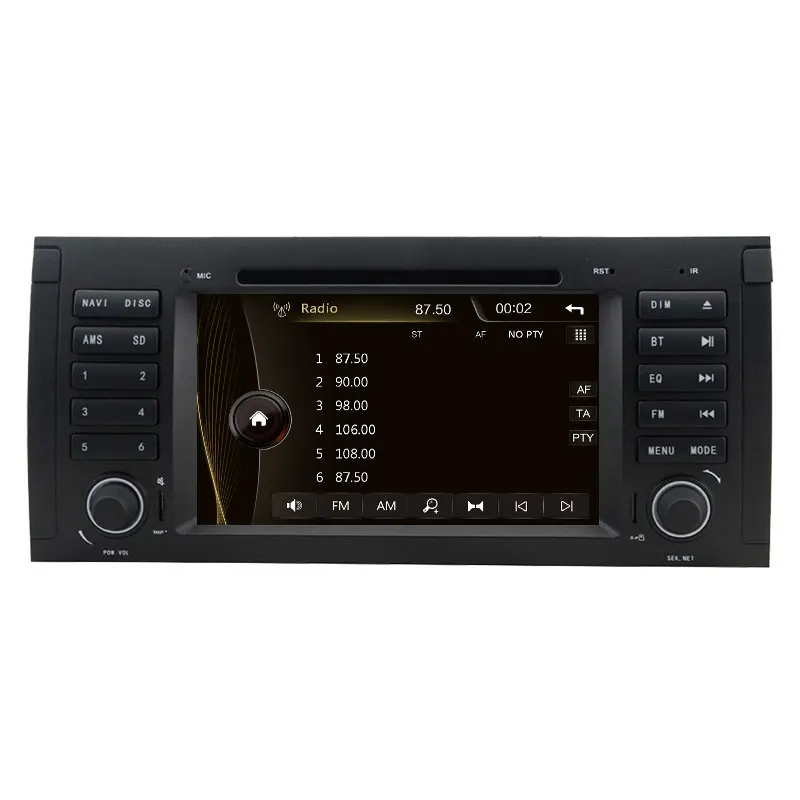 Clearance Xonrich 1 Din Car DVD Player Car Radio GPS navigation For BMW X5 E53 BMW E39 5 Series 2002-2007multimedia stereo audio head unit 1