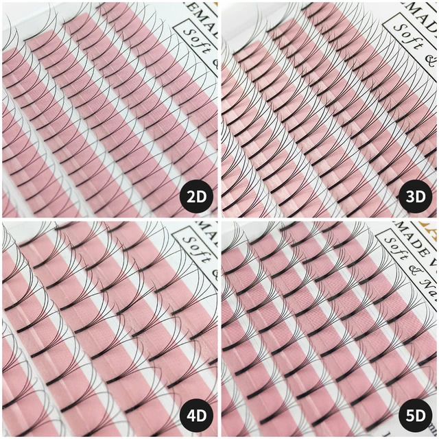 눈매를 위한 궁극적인 아름다움 향상을 위한 맞춤형 GLAMLASH 프리메이드 볼륨 팬 인조 속눈썹