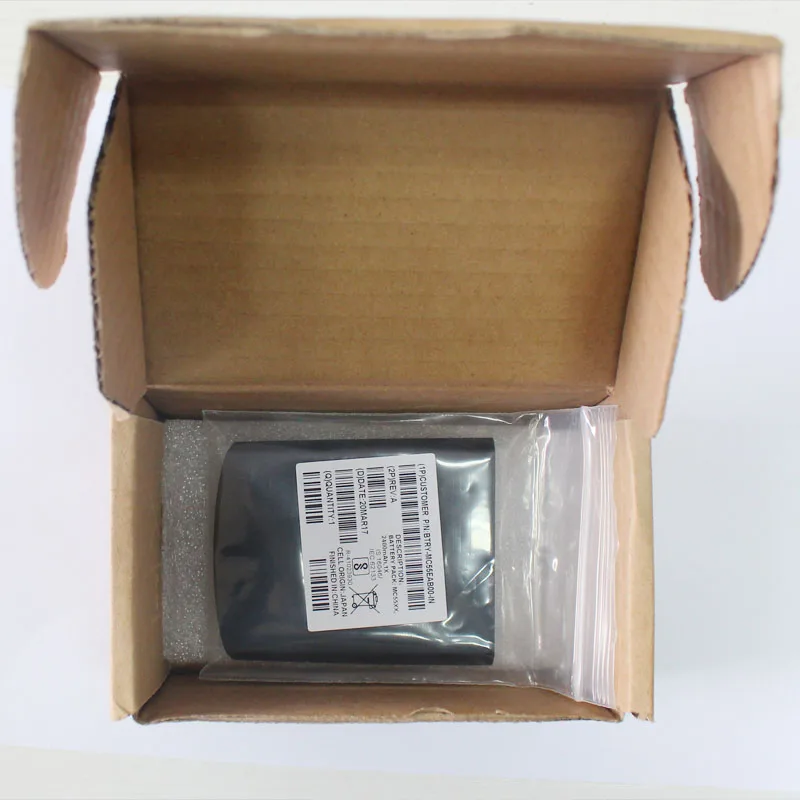 5pcs/1lot Brand New Original 2400mAh Battery Replacement 82-107172-02 For Motorols Symbol MC55 MC55A MC55N MC65 MC67 Scanner