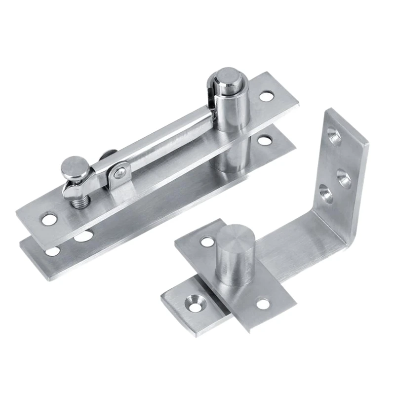 

1 Set 360 Degree Stainless Steel Door Pivot Hinge Tall Building Rotary Door Pivot Hinge Install Up and Down for One Set
