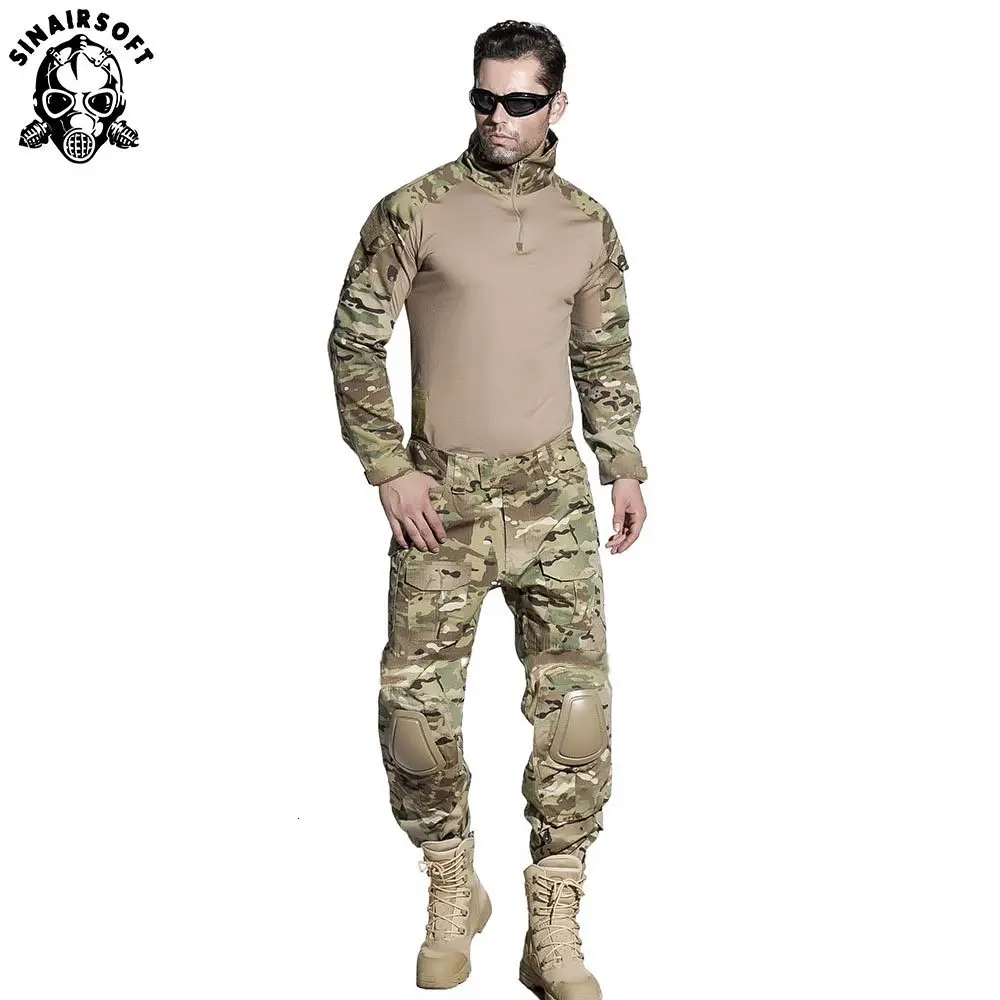 SINAIRSOFT военная форма Мультикам армейская боевая рубашка Униформа тактические