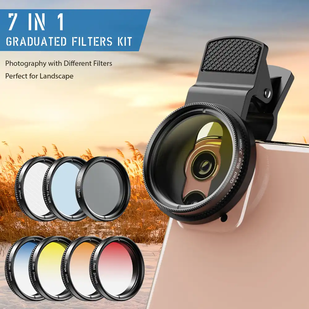 t/él/éobjectif 18x objectif grand angle et macro pour iPhone X 8 7 6 Plus et smartphones Samsung d/éclencheur /à distance Kit de photographie pour t/él/éphone Apexel avec tr/épied objectif fisheye