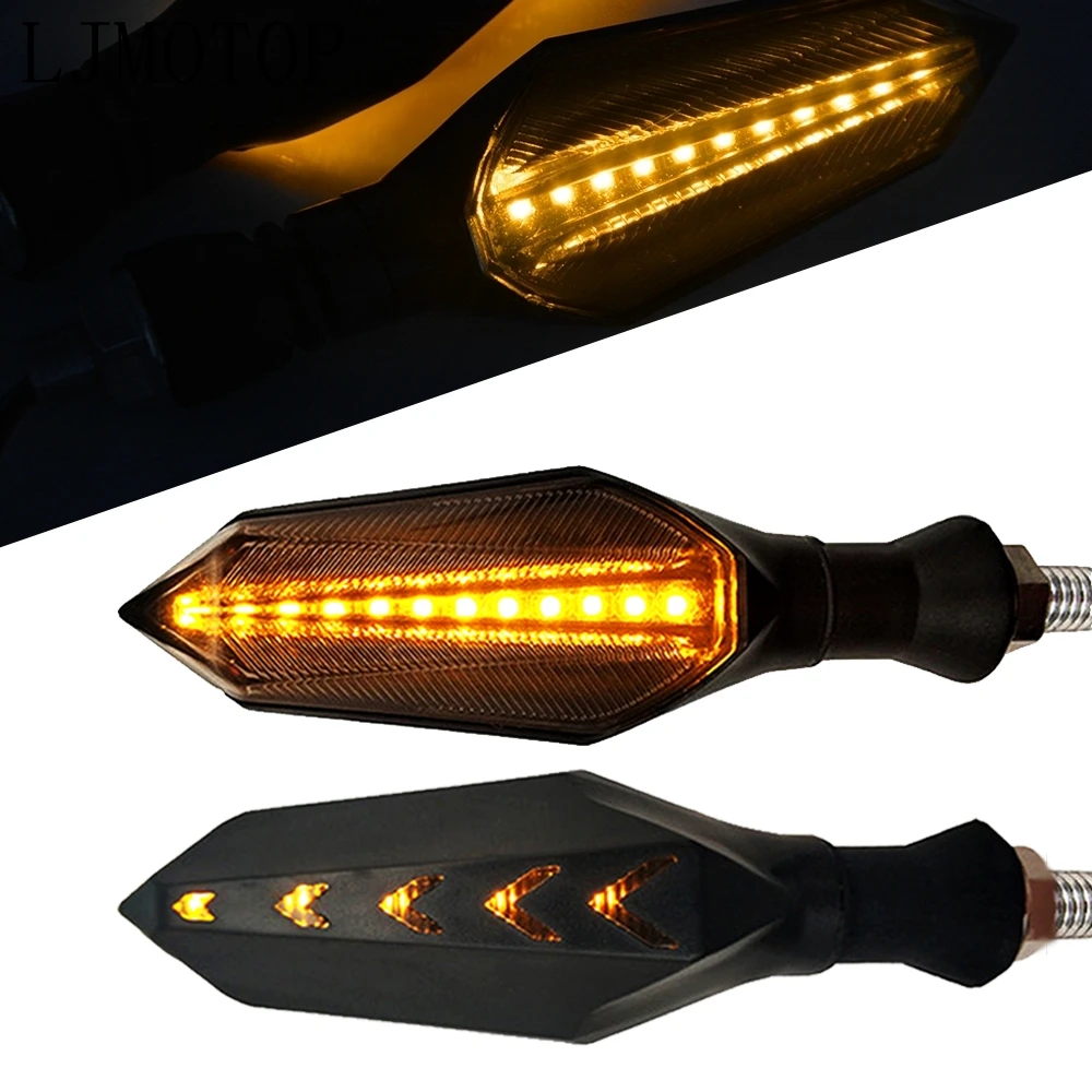 LED Turn Signal Motorcycle Signals Light Tail Lights Indicators For Kawasaki VERSYS 650 ZG1000 ZX6 9R R400 ZRX 1100 1200 |