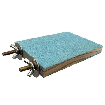 

Stand Hamster Durable Supplies Professional Perch Platform Toy For Pet Bird Cage Accessories Frosted Parrot Paw Grinding Wooden