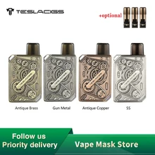 Pod система Tesla Punk Pod Vape комплект с аккумулятором 600 мАч и 1,2 мл Pod Mod Pod Kit Tesla Punk Электронная сигарета vs Drag nano/Vinci X