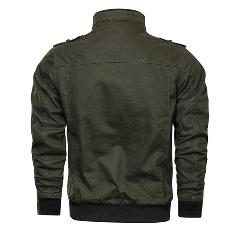 Kaufen 2020 Militär Jacke Männer Frühling Herbst Baumwolle Windjacke Pilot Mantel Armee herren Bomber Jacken Fracht Flug Jacke Männliche Kleidung