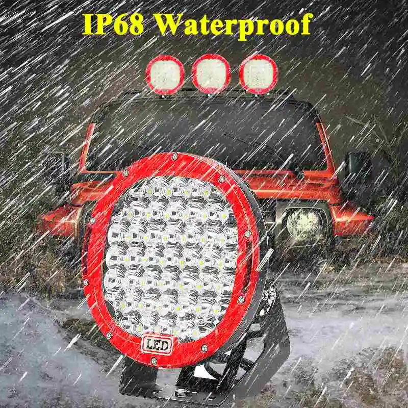 VISORAK 9 "дюймов 12V 24V LED пятно света внедорожный светодиодный рабочий светильник