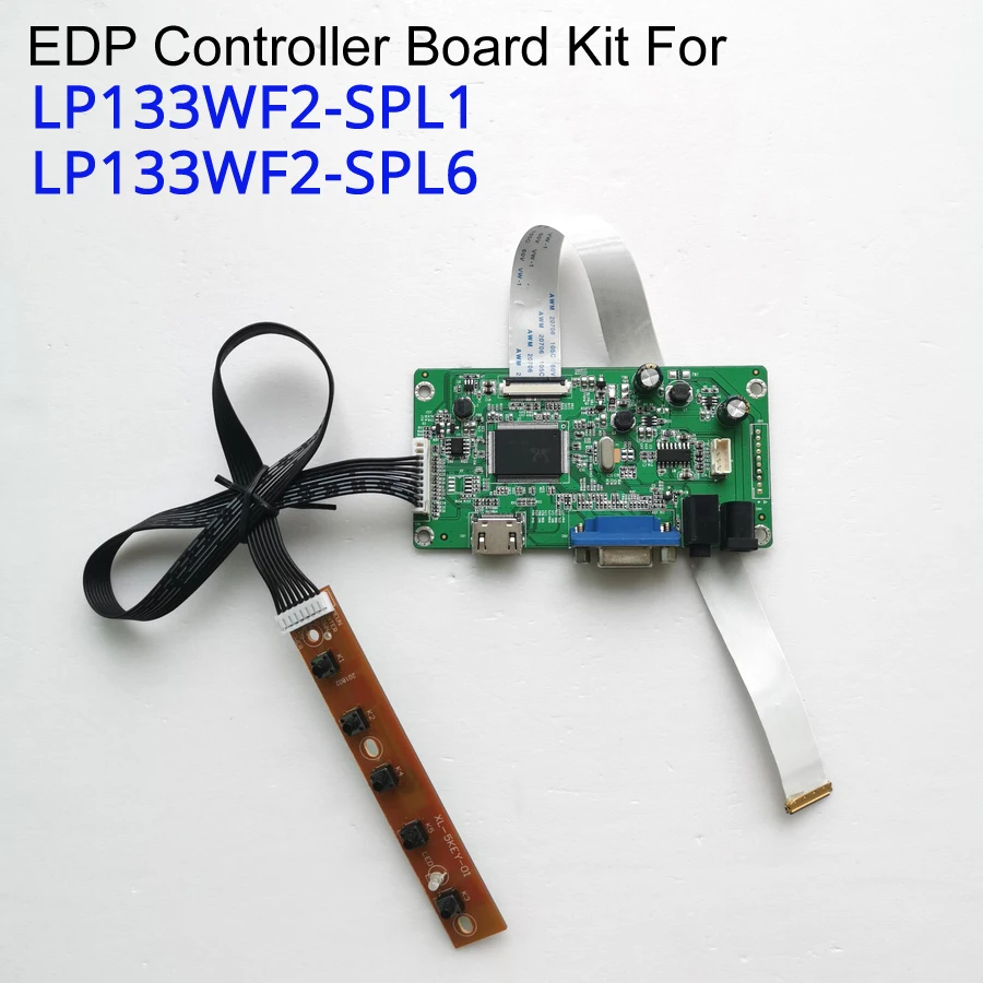 Для LP133WF2-SPL1 LP133WF2-SPL6 1920*1080 ЖК-экран для ноутбука EDP 30Pin WLED HDMI VGA монитор контроллер привод плата 13," DIY комплект