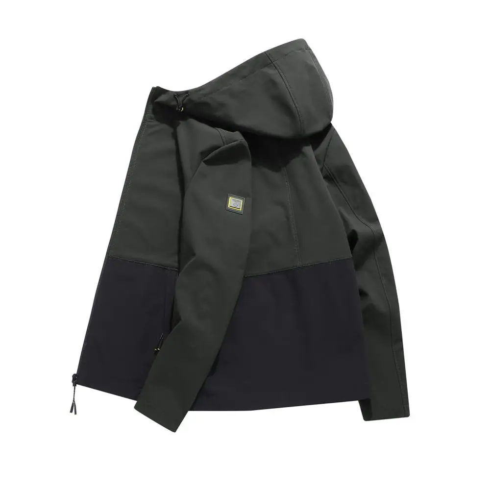 Stylish Men's Autumn Winter Style Windproof Individual Jacket Tops Waterproof Jacket Man Outdoor Riding Jacket Clothes