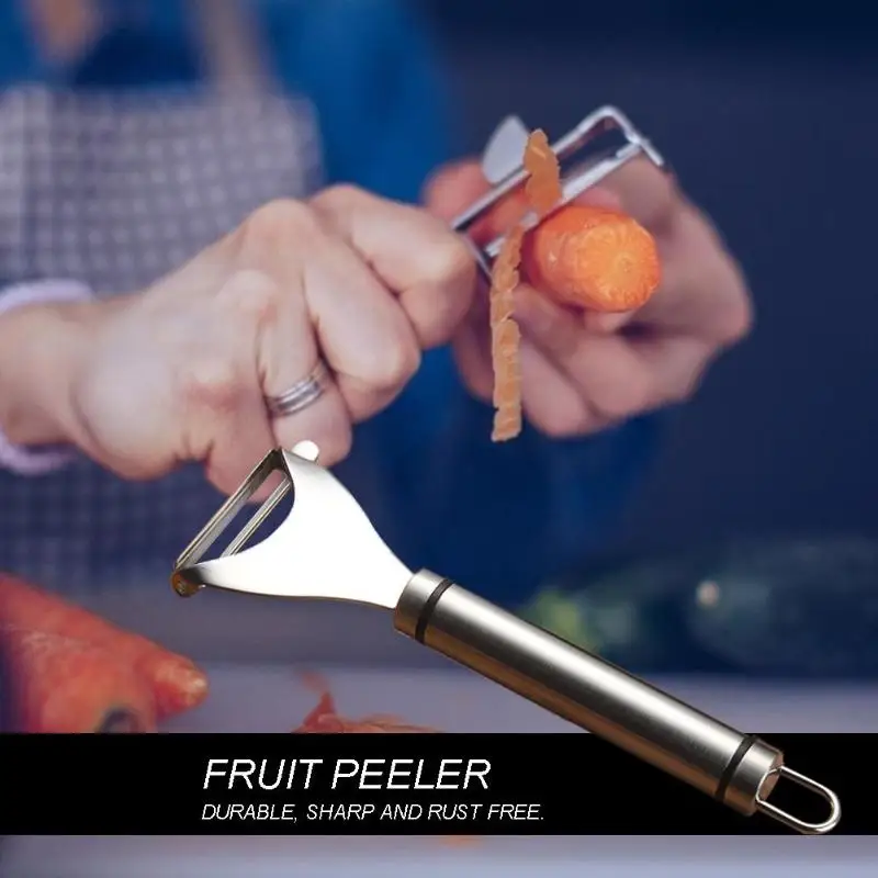 Stainless Steel Sharp Peeler Vegetable Potato Knife Slicer Peel Blade Tools for Kitchen Gadgets Home Cooking Fruit Peeler Tool