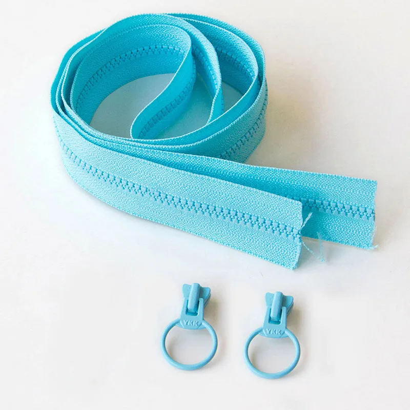 1 meter YKK 3# Resin Zipper Coil Zippers For Sewing Long Zipper DIY Bag zipppers Patchwork Accessories Ring - Цвет: G