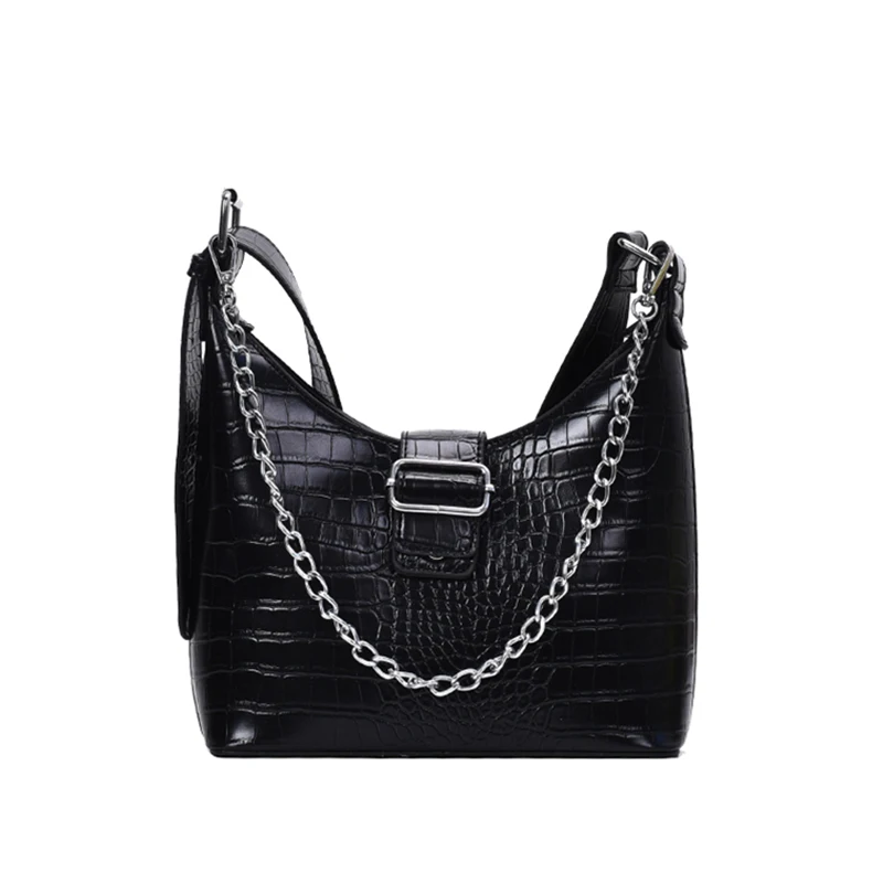 

Aligator Pattern PU Leather Crossbody Bags For Women 2020 Small Shoulder Messenger Bag Female Luxury Chain Handbags and Purses