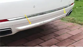 

Steel Chrome Rear Bumper Bottom Sill Cover 1P for BMW 7 Series F01 F02 2010-2015