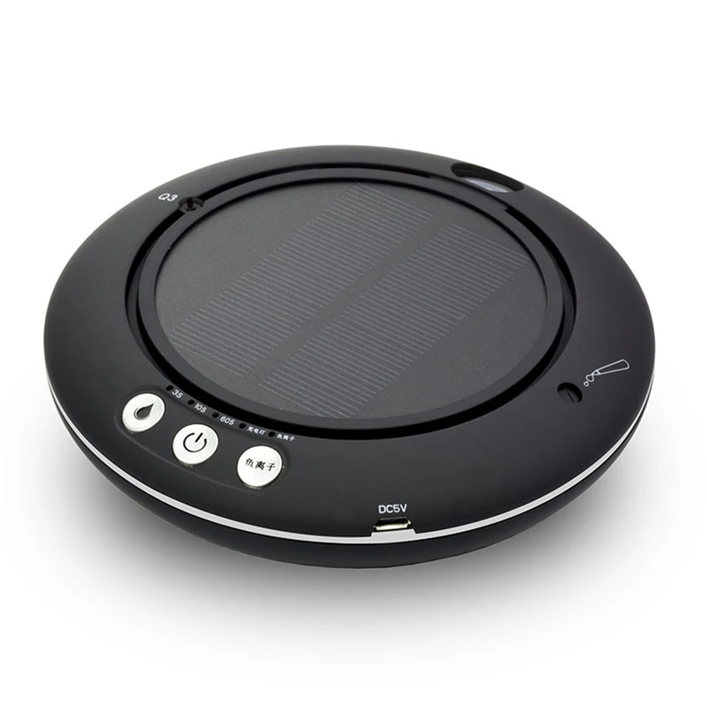 

Air Purifier Rechargeable USB Essential Oil Humidifier Anion Multifunctional Solar Power 120ml Car Charger Aroma Diffuser Mini