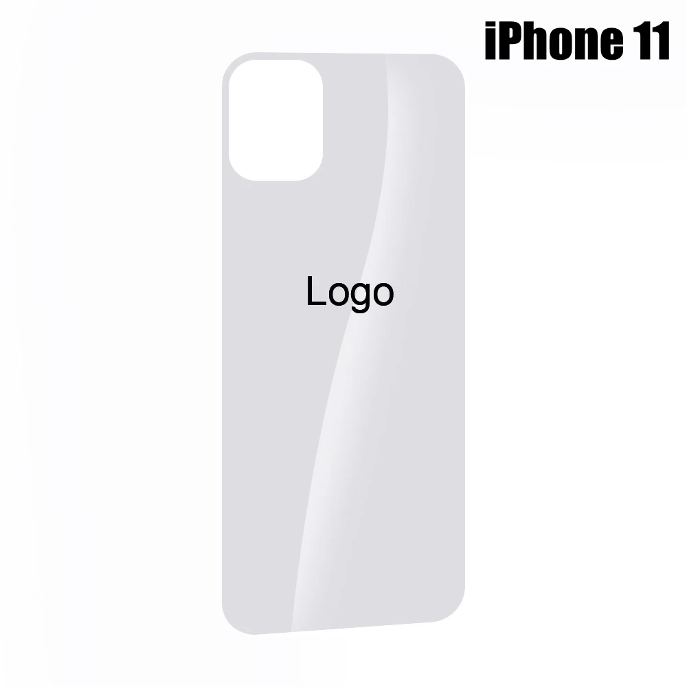 9H изогнутая защитная пленка из закаленного стекла, задняя крышка, задний Чехол, защитная пленка с логотипом для iPhone 11 Pro Max 11 Pro 11