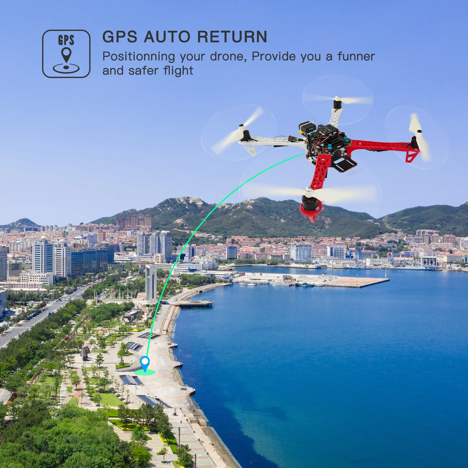 Radiolink TS100 V2 Mini M10N M8N GPS for Crossflight Mini