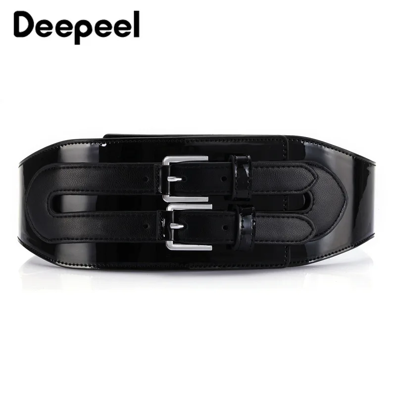 Deepeel 1 шт., 8,5*84 см, женская двойная пряжка, широкие пояса, 2-й слой, Воловья кожа, эластичный пояс, пуховик, декоративная одежда, CB604