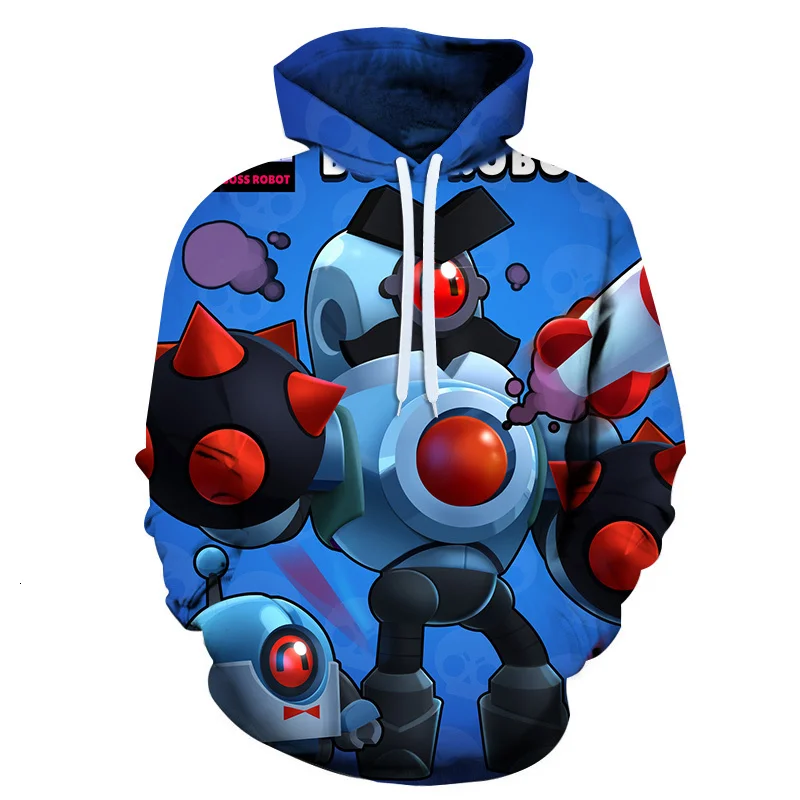 Style10 Детская одежда для игр, футболка со звездами, детские толстовки с капюшоном с рисунком Леона, толстовка унисекс с 3D принтом, повседневная верхняя одежда, игровая звезда - Цвет: Style10