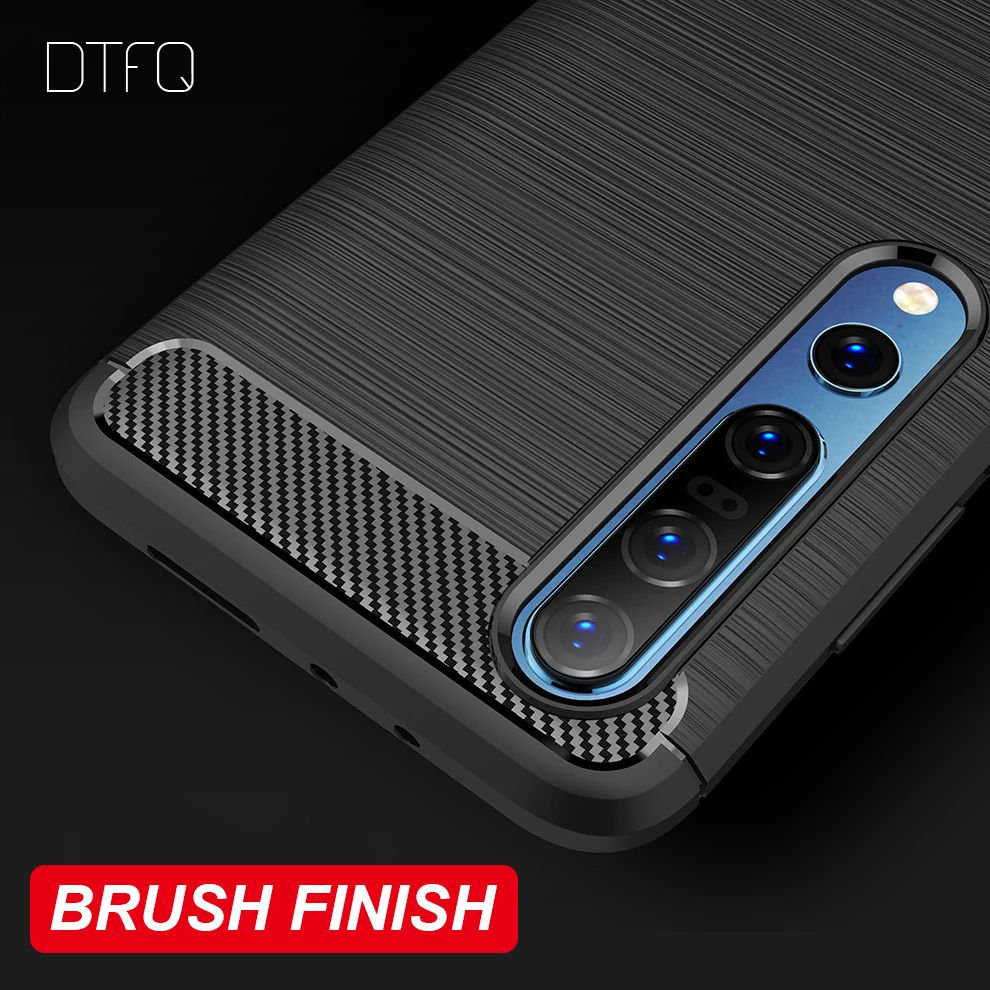 Чехол для Xiaomi Mi 10 из мягкого ТПУ ударопрочный чехол задней панели матовый