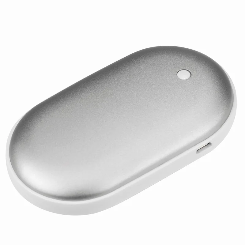Power Bank USB Перезаряжаемый Электрический подогреватель для рук, для путешествий, удобный, долговечный, Мини карманный нагреватель для дома