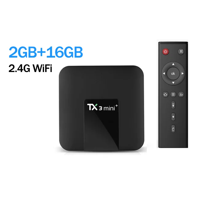 Android TV Box, Original TX3 Mini Android 10.0 TV Box 2GB RAM 16GB ROM Quad  Core 64 Bits Support WiFi 100M LAN Smart TV Box 4K 3D HDR IPTV Media